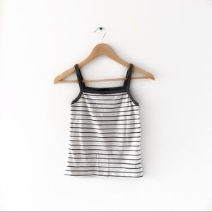 ZARA Knit Striped Tank Top